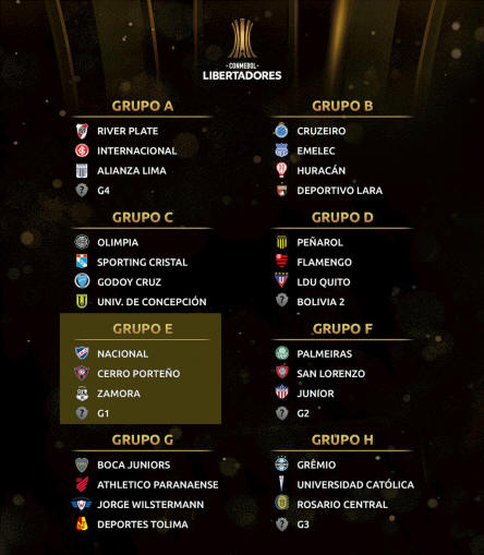 Grupos Libertadores